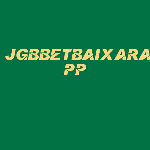 Logo da JGBBETBAIXARAPP